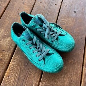 EUC Converse Brittany Blue/Green Glitter Sneakers